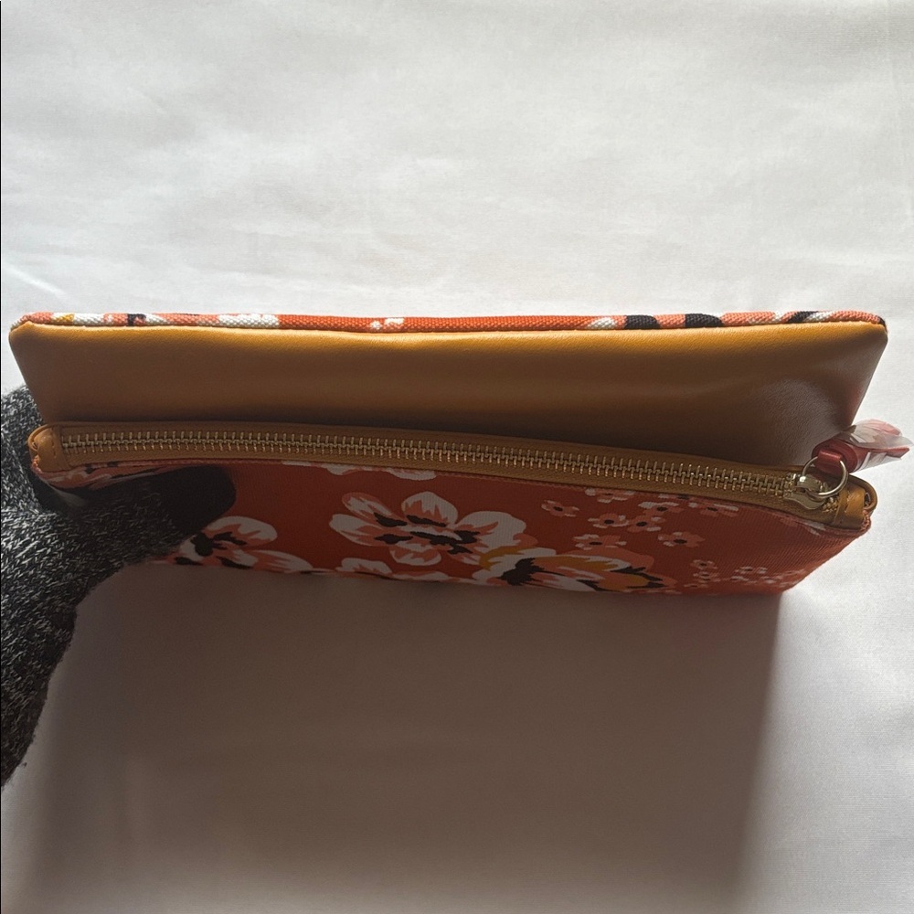 Rachel Pally Reversible Clutch Orange / Brown EUC - Picture 8 of 10